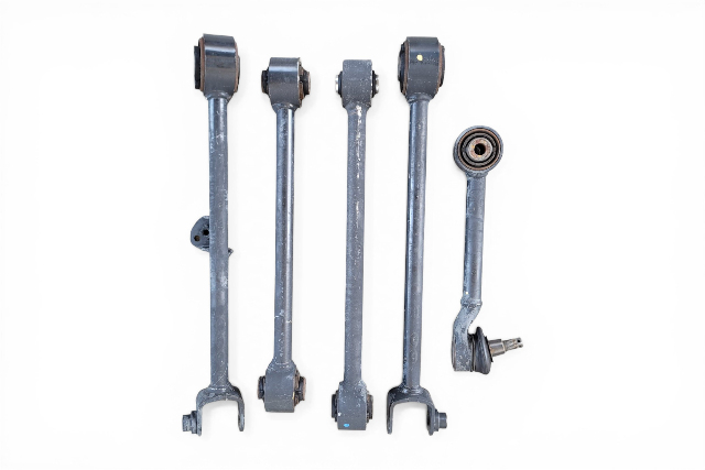 2004-2008 Acura TL Rear Left Driver Suspension Control Arm Set (5) F021, OEM, 2004, 2005, 2006, 2007, 2008