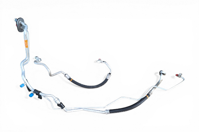 2007-2008 Acura TL A/C AC Air Conditioner Suction Hose Line Condenser Pipe 80321-SEP-A02, F021, OEM, 2007, 2008