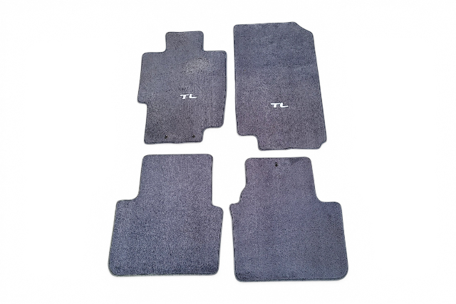 2007-2008 Acura TL Interior Carpet 4 Piece Floor Mat Set Black 83600-SEP-A21ZA, F021, OEM, 2007, 2008