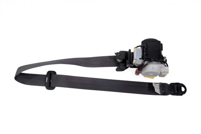 2007-2008 Acura TL Type-S Seat Belt Front Left/Driver Side, Black, 04818-SEP-A12ZE, F021, OEM, 2007, 2008