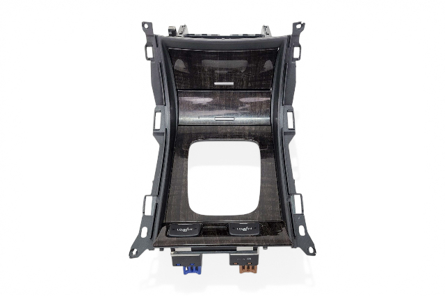 2007-2008 Acura TL Type-S Center Console Shifter Heated Seat Pocket Bezel Trim, 77292-SEP-A01ZA, F021, OEM, 2007, 2008