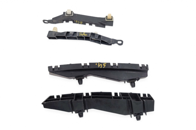 2004-2008 Acura TL Rear Left/Driver and Right/Passenger Bumper Retainer Bracket Set, 71593-SEP-A00, F021, OEM, 2004, 2005, 2006, 2007, 2008