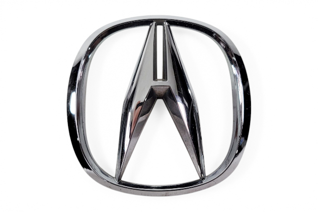 2004-2008 Acura TL Trunk Deck Lid Emblem Decal Logo 75701-SEP-A00, F021, OEM, 2004, 2005, 2006, 2007, 2008