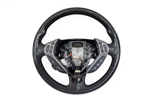 2007-2008 Acura TL Type-S Wheel Black Leather w/Switches, 78501-SEP-A01ZA, F021, OEM, 2007, 2008