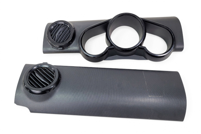 2007-2010 Honda Element Instrument Speedometer Bezel Panel Trim Set(2), 77105-SCV-A01ZD, F022, OEM, 2007, 2008, 2009, 2010