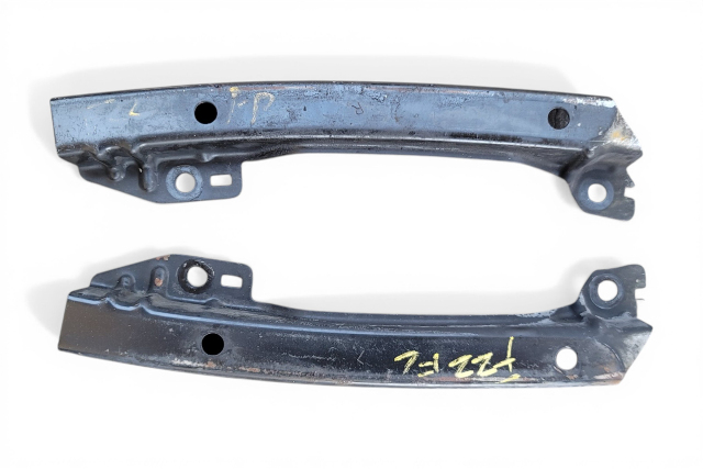 2003-2008 Honda Element Bracket Headlight Bumper Beam Right/Left Set, 71143-SCV-A00, F022, OEM, 2003, 2004, 2005, 2006, 2007, 2008