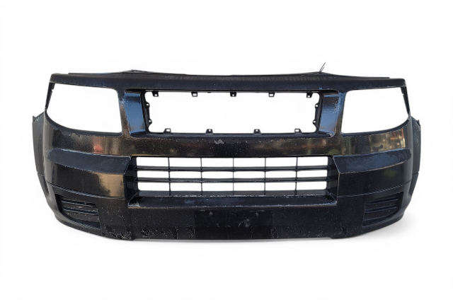 2007-2008 Honda Element Front Bumper Face Cover Upper/Lower Black, 04711-SCV-A60ZA, F022, OEM, 2007, 2008
