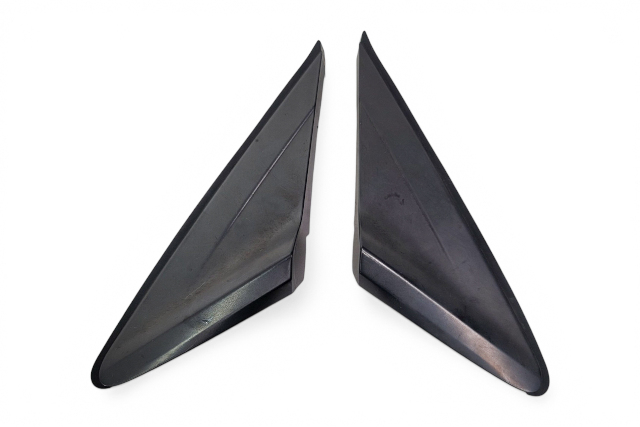 2011-2016 Honda CR-Z CRZ Front Right/Left Door Pillar Corner Garnish Mirror Molding Set, 75495-SZT-G01, F023, OEM, 2011, 2012, 2013, 2014, 2015, 2016