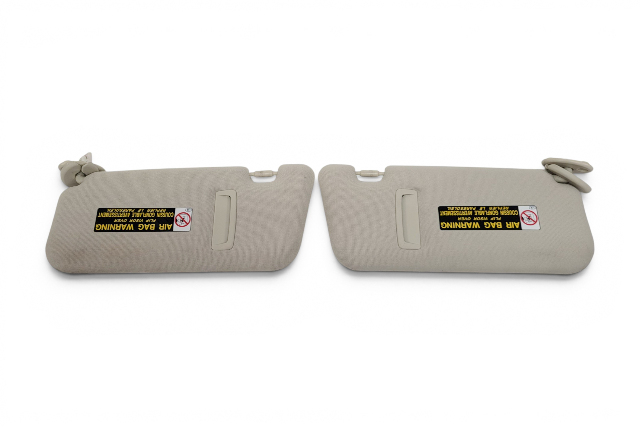 2013-2017 Lexus CT200h Sun Visor Shield Left/Right Set Beige, 74320-76150-A1, F024, OEM, 2013, 2014, 2015, 2016, 2017