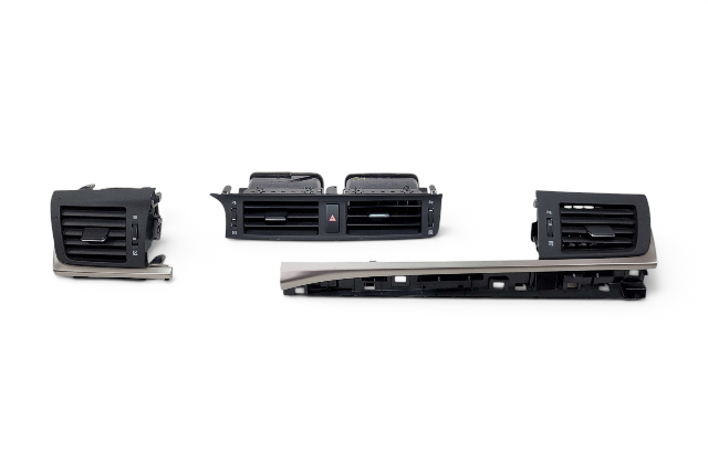 2013-2017 Lexus CT200h A/C Vent Front Right/Center/Left Dash Grill Set, 55670-76010-C0, 55660-76040-C0, F024, OEM, 2013, 2014, 2015, 2016, 2017