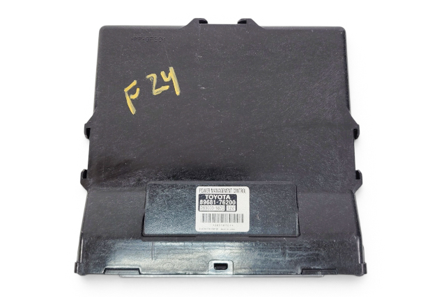 2014-2016 Lexus CT200h Batter Power Management Control Supply ECM 89681-76200, F024, OEM, 2014, 2015, 2016