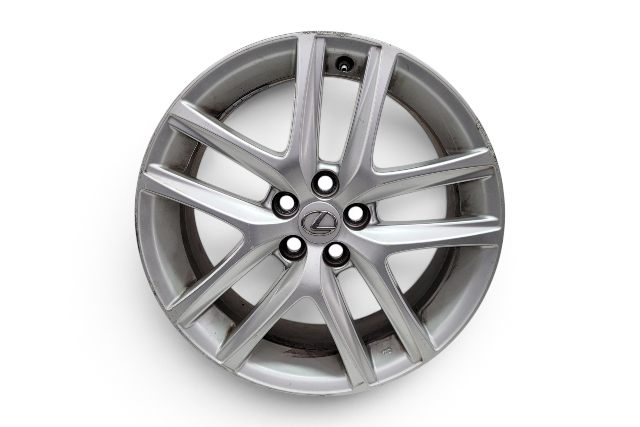 2013-2017 Lexus CT200h Rim Alloy Wheel 17x7 10 Spoke #2, 4261A-76030, F024, OEM, 2013, 2014, 2015, 2016, 2017