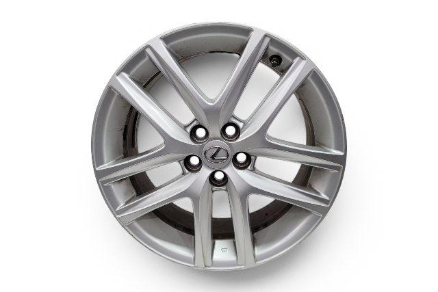 2013-2017 Lexus CT200h Rim Alloy Wheel 17x7 10 Spoke #4, 4261A-76030, F024, OEM, 2013, 2014, 2015, 2016, 2017