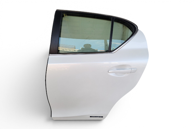 2011-2017 Lexus CT200h Rear Left/Driver Side Door Assembly Sonic White, 67004-76030, F024, OEM, 2011, 2012, 2013, 2014, 2015, 2016, 2017