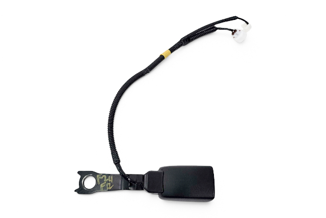 2011-2016 Lexus CT200h Front Right/Passenger Seat Belt Buckle Black 73240-76020-C0, F024, OEM, 2011, 2012, 2013, 2014, 2015, 2016