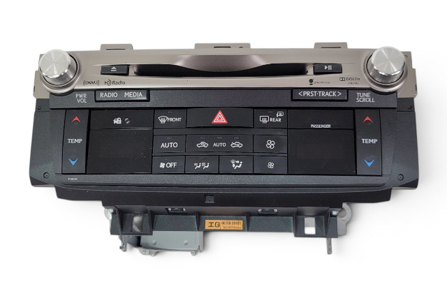 2013-2014 Lexus GS350 Climate Control Panel CD Player Radio Receiver P10082, 86130-30101, F025, OEM, 2013, 2014