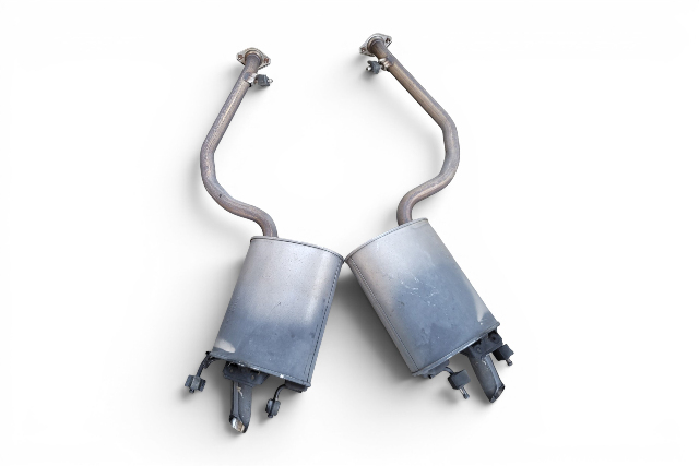 2013-2020 Lexus GS350 Left/Right Exhaust Muffler Set, 17430-31C80, F025, OEM, 2013, 2014, 2015, 2016, 2017, 2018, 2019, 2020