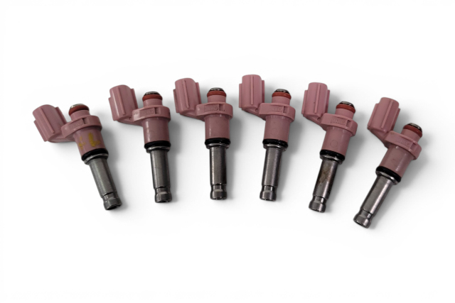 2015-2018 Lexus RC350 Fuel Injector Set Kit (6) 3.5L 6 Cylinder, 23209-31070, F026, OEM, 2015, 2016, 2017, 2018