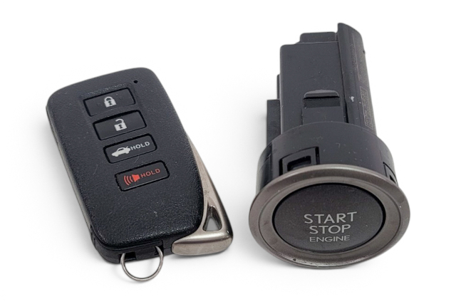 2015-2016 Lexus RC350 Engine Start Stop Ignition Switch Button, Key Transmitter, 89611-53030, F026, OEM, 2015, 2016