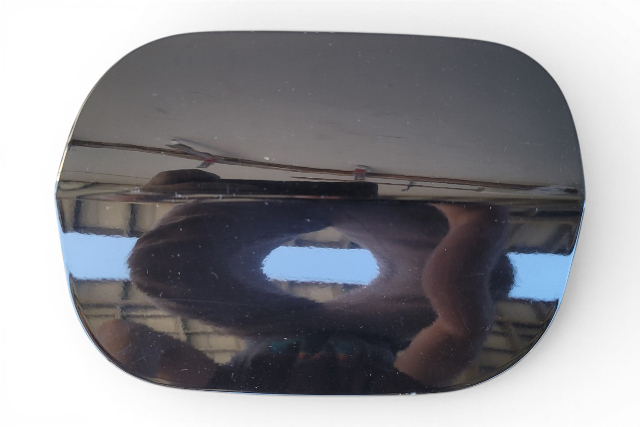 2015-2024 Lexus RC350 Fuel Filler Gas Lid Door Black, 77350-24080, F026, OEM, 2015, 2016, 2017, 2018, 2019, 2020, 2021, 2022, 20232024
