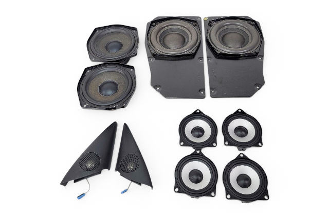 2003-2008 BMW Z4 Front/Rear Audio Speaker Left/Right Set(10) 65-13-9-143-268, F027, OEM, 2003, 2004, 2005, 2006, 2007, 2008