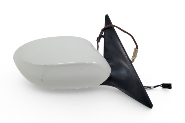 2003-2008 BMW Z4 Right/Passenger Side View Mirror White, 51-16-7-918-378, F027, OEM, 2003, 2004, 2005, 2006, 2007, 2008