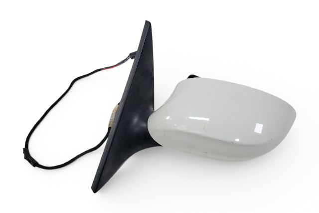 2003-2008 BMW Z4 Left/Driver Side View Mirror White, 51-16-7-918-385, F027, OEM, 2003, 2004, 2005, 2006, 2007, 2008