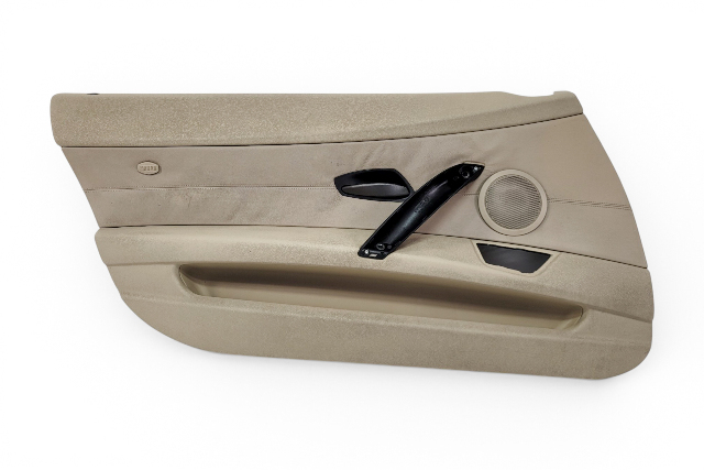 2003-2008 BMW Z4 Front Door Panel Trim Left/Driver Beige, 51-41-7-056-727, F027, OEM, 2003, 2004, 2005, 2006, 2007, 2008