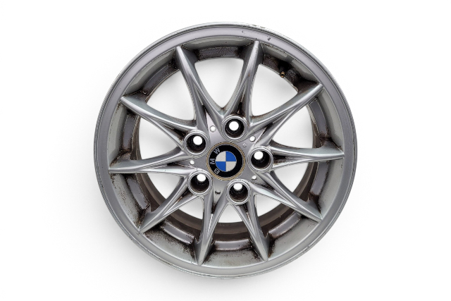 2003-2008 BMW Z4 Alloy Wheel 10 Spoke 16x7, #4, 36-11-6-758-189, F027, OEM, 2003, 2004, 2005, 2006, 2007, 2008