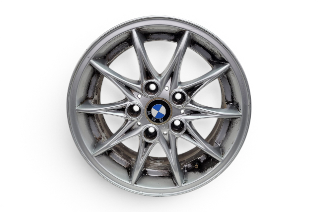 2003-2008 BMW Z4 Alloy Wheel 10 Spoke 16x7, #3, 36-11-6-758-189, F027, OEM, 2003, 2004, 2005, 2006, 2007, 2008