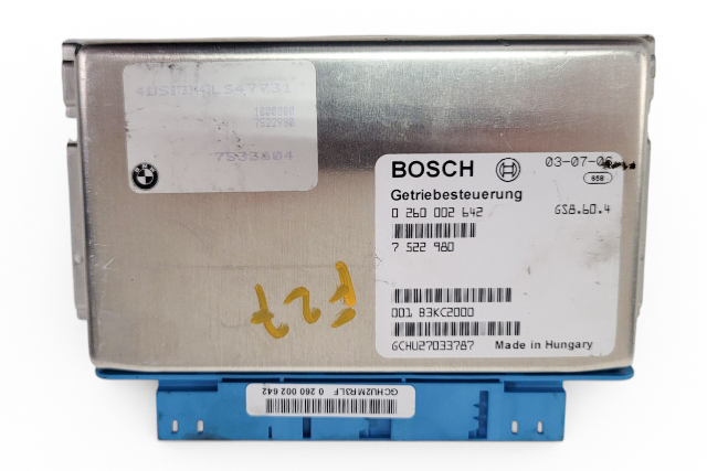 2003-2005 BMW Z4 TCU TCM Transmission Computer Control Module, 24-60-7-548-312, F027, OEM, 2003, 2004, 2005