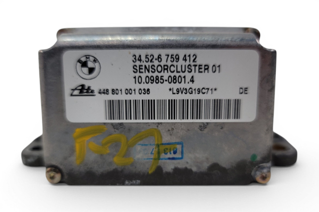 2003-2005 BMW Z4 Yaw Rate Sensor 34-52-6-759-412, F027, OEM, 2003, 2004, 2005