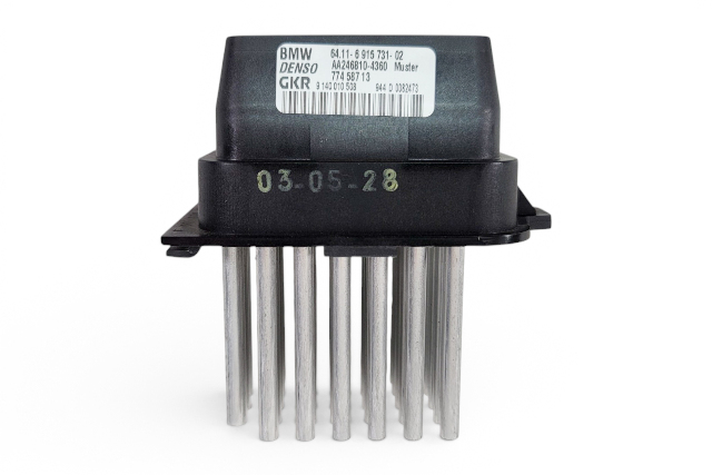 2003-2008 BMW Z4 Power Heater Blower Motor Transistor Resistor, 64-11-6-927-600, F027, OEM, 2003, 2004, 2005, 2006, 2007, 2008