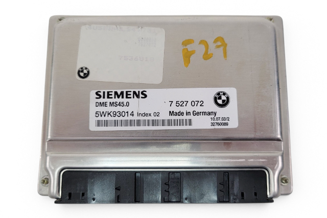 2003-2005 BMW Z4 ECU ECM Engine Computer Module 2.5L, 12-14-7-561-381, F027, OEM, 2003, 2004, 2005