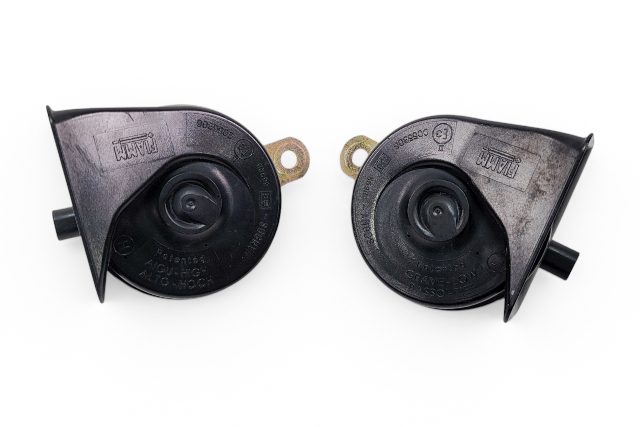2003-2008 BMW Z4 Honk Horn Note Signal Low/High Set, 61-33-7-184-480, 61-33-7-184-481, F027, OEM, 2003, 2004, 2005, 2006, 2007, 2008
