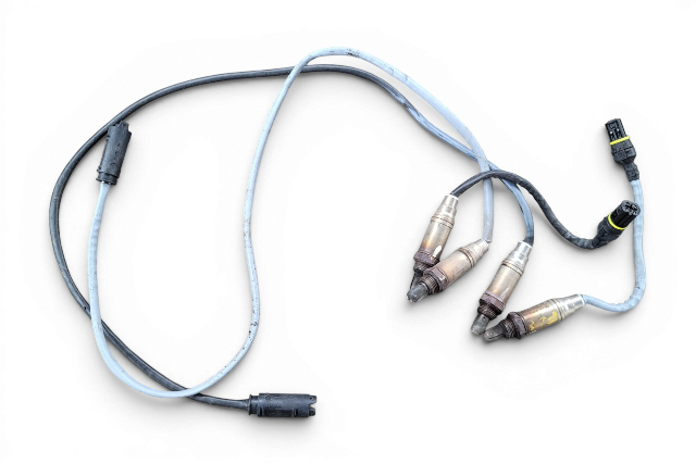 2003-2005 BMW Z4 Oxygen Emission O2 Sensor Set(4), 11-78-1-742-050, 11-78-1-433-940, F027, OEM, 2003, 2004, 2005