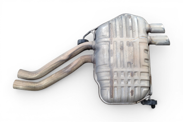 2003-2005 BMW Z4 Rear Exhaust Muffler Tail End Pipe, 18-10-7-519-273, F027, OEM, 2003, 2004, 2005