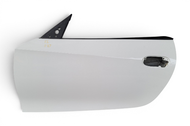 2003-2008 BMW Z4 Front Left/Driver Side Door Assembly White, 41-51-7-201-637, F027, OEM, 2003, 2004, 2005, 2006, 2007, 2008