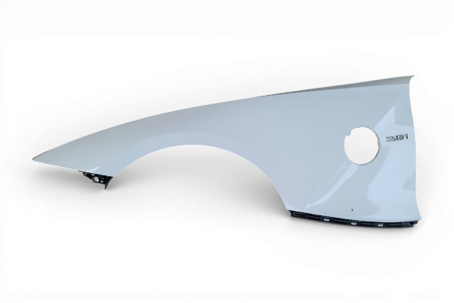 2003-2008 BMW Z4 Front Left Fender Panel White, 41-35-7-053-327, F027, OEM, 2003, 2004, 2005, 2006, 2007, 2008