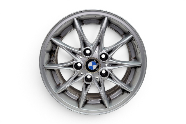 2003-2008 BMW Z4 Alloy Wheel 10 Spoke 16x7, #1, 36-11-6-758-189, F027, OEM, 2003, 2004, 2005, 2006, 2007, 2008