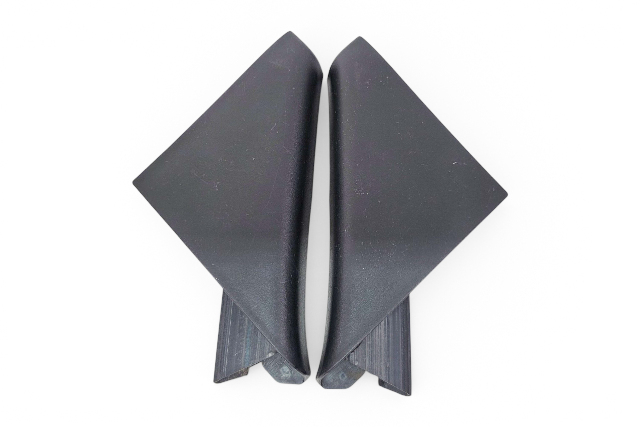 2003-2011 Honda Element Front Door Sash Corner Garnish Cover Left/Right Set 72480-SCV-A00ZA, F028, OEM, 2003, 2004, 2005, 2006, 2007, 2008, 2009, 2010, 2011