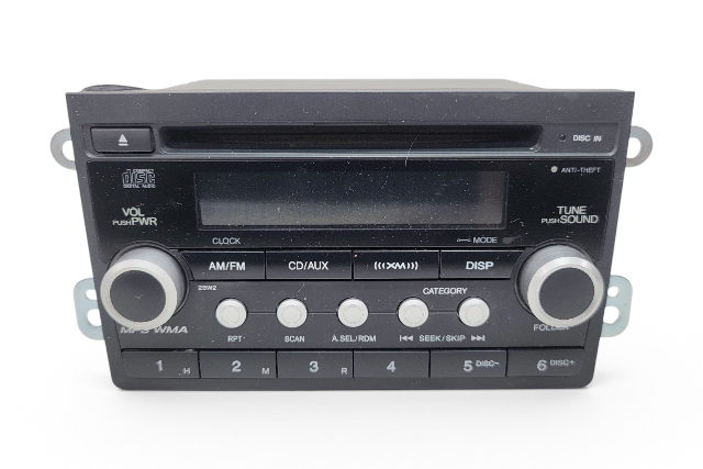 2007-2011 Honda Element CD Player Radio AUX Audio Control, 39101-SCV-A31, 39100-SCV-306, F028, OEM, 2007, 2008, 2009, 2010, 2011