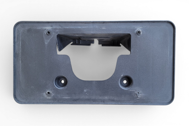 2003-2008 Honda Element License Plate Holder Base Bracket Plastic 71180-SCV-A00, F028, OEM, 2003, 2004, 2005, 2006, 2007, 2008