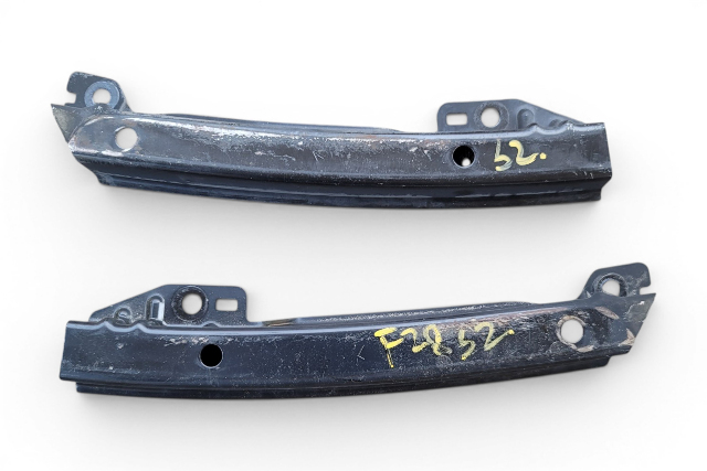 2003-2008 Honda Element Bracket Headlight Bumper Beam Right/Left Set, 71143-SCV-A00, F028, OEM, 2003, 2004, 2005, 2006, 2007, 2008