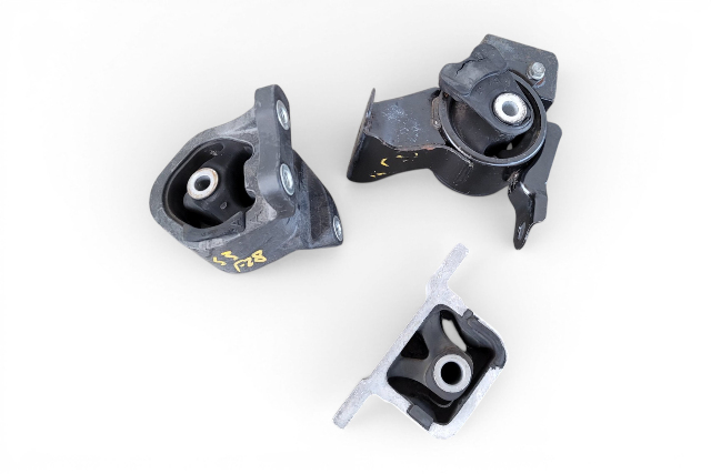 2003-2010 Honda Element Engine Rubber Mount Set(3) 50840-SCV-A01, 50821-SCV-A03, 50805-SCV-A01, F028, OEM, 2003, 2004, 2005, 2006, 2007, 2008, 2009, 2010