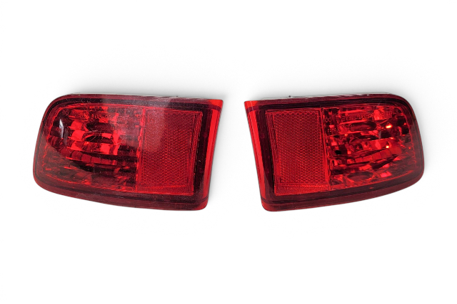 2003-2009 Toyota 4Runner Rear Right/Left Bumper Reflector Marker Set, 81590-60141, 81580-60111, F029, OEM, 2003, 2004, 2005, 2006, 2007, 2008, 2009