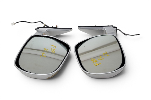 2003-2009 Toyota 4Runner SR5 Side View Mirror Right/Left Silver Metallic Set, 87940-35630-B0, 87910-35630-B0, F029, OEM, 2003, 2004, 2005, 2006, 2007, 2008, 2009