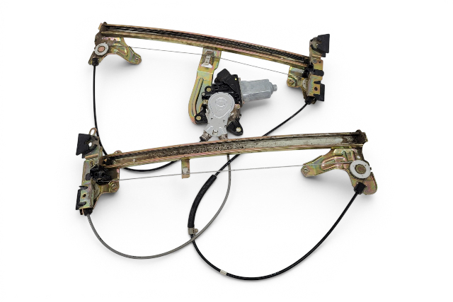2003-2009 Toyota 4Runner Window Regulator w/Motor Back Door Liftgate Decklid 69807-35020, F029, OEM, 2003, 2004, 2005, 2006, 2007, 2008, 2009