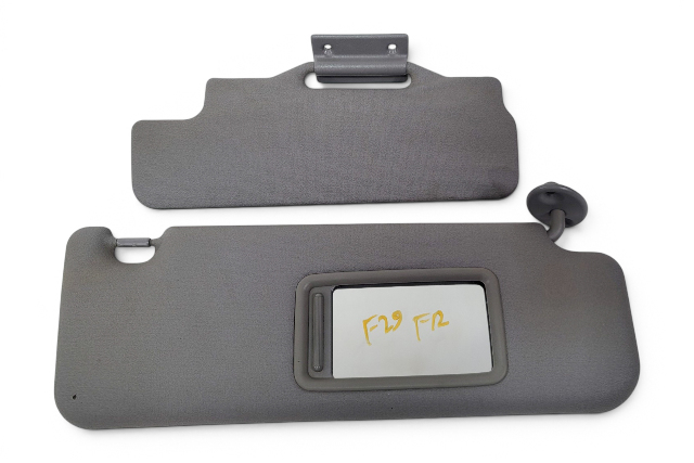 2003-2005 Toyota 4Runner Sunvisor Sun Visor, Secondary Gray Right Set (2), 74310-35670-B0, F029, OEM, 2003, 2004, 2005