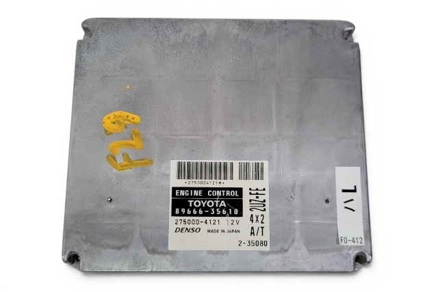 2003-2004 Toyota 4Runner ECU Engine Control Unit Module Computer, 89666-35610, 89661-35A03, F029, OEM, 2003, 2004